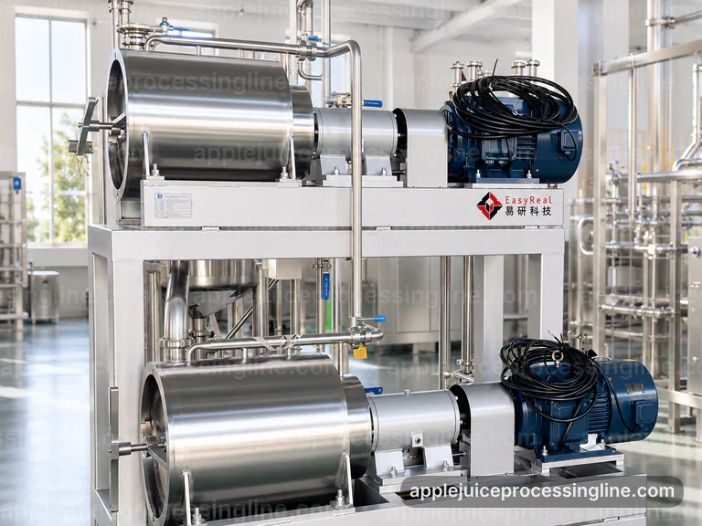 Industrial Apple Juice Processing Line: Proposal Requirements Interface industrial apple juice processing line, proposal requirements: apple press connection view