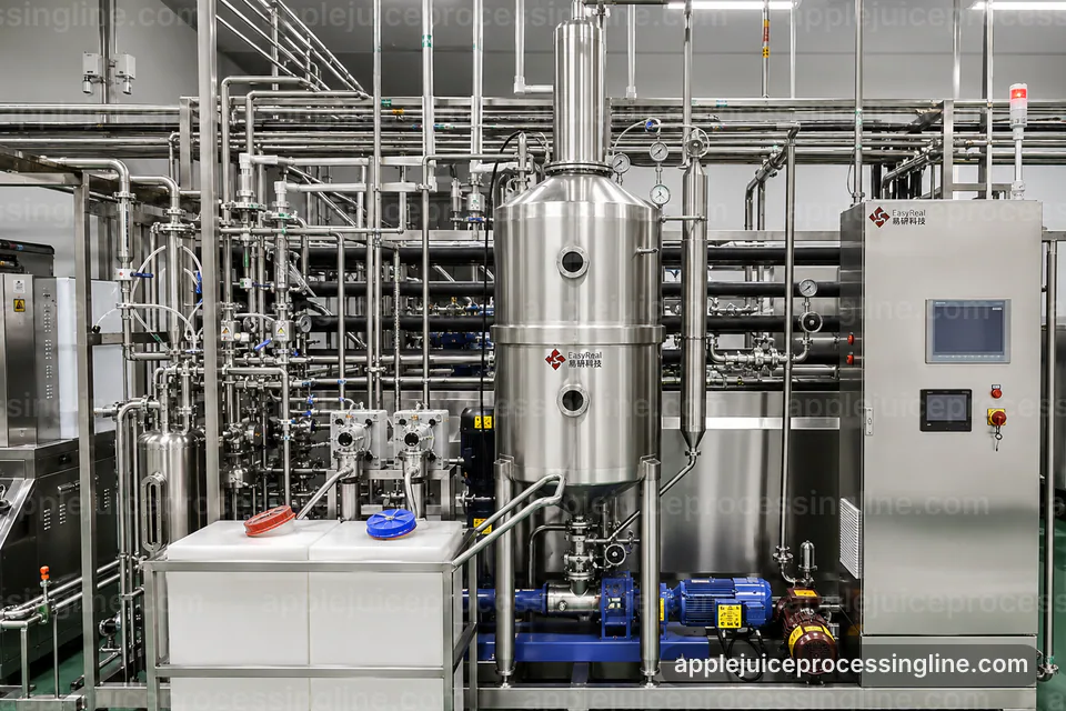 Industrial Apple Juice Processing Line: Proposal Requirements Operating Stage industrial apple juice processing line, proposal requirements: pressing with pomace separation section operating stage