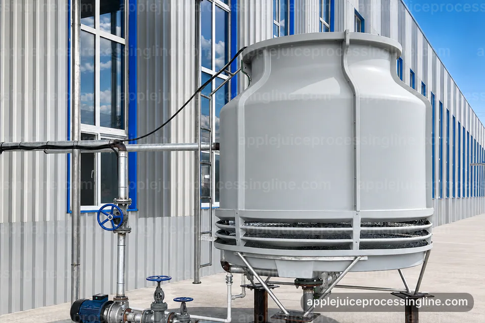 industrial apple juice processing line, selection criteria: pressing with pomace separation section operating stage