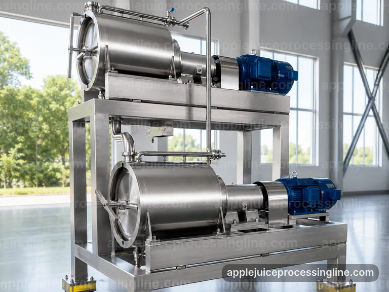 Industrial Apple Juice Processing Line: Performance Troubleshooting Interface industrial apple juice processing line, performance troubleshooting: apple press connection view