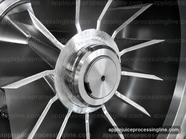 industrial apple juice processing line, configuration options: apple press connection view